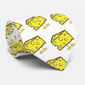 Cravate Cheesey cheese Men Designer (Roulé)