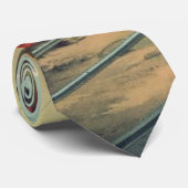 Cravate Chemin de fer central 1882 de l'Illinois (Roulé)