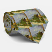 Cravate Chemin de Montmartre et Tournesols par Vincent van (Roulé)