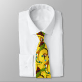 Cravate Chemin d'or chanceux (Attaché)