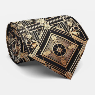 Cravate Chemise à col avec motif Art déco
