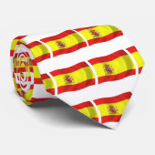 Cravate Chemise à drapeau espagnol (Roulé)