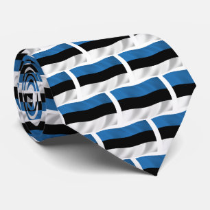 Cravate Chemise à drapeau estonien