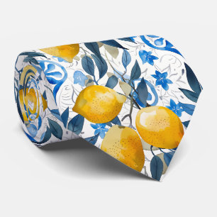 Cravate Chemise à motifs citron pour hommes