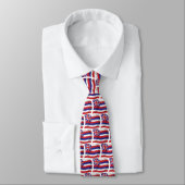 Cravate Chemise à rayures avec drapeau d'Hawaii (Attaché)