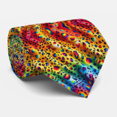 Cravate Chemise arc-en-ciel à imprimé léopard (Roulé)