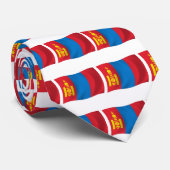 Cravate Chemise avec le drapeau de la Mongolie (Roulé)