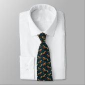 Cravate Chemise de Derby de Courses de Chevaux Abstraite (Attaché)