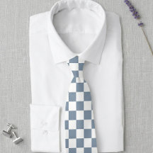 Chemise de mariage à carreaux bleus poussiéreux et