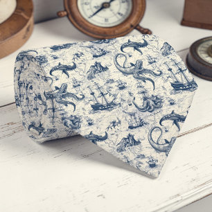 Cravate Chemise de toile nautique personnalisée
