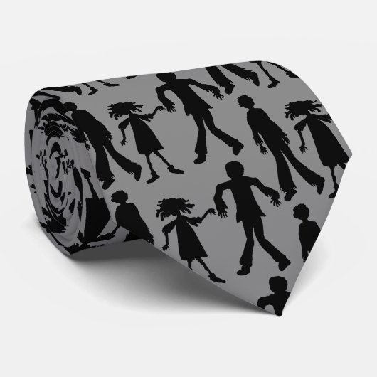 Cravate Chemise Halloween Zombies Walking Dead (Roulé)