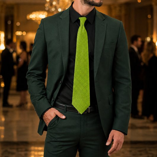 Cravate Chemise texturée émeraude