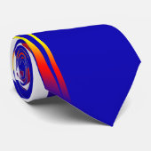 Cravate Chemise Thunder Funky Bright Art Abstrait (Roulé)