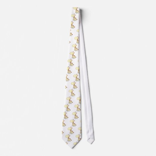 Cravate Chemises mignonnes de girafe de bébé de bande (Devant)