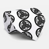 Cravate Chêne feuilles avec vignes en cercle (Roulé)