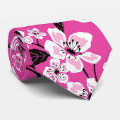 CRAVATE CHERRY BLOSSOM - SAKURA (ROSE) (Roulé)