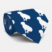 Cravate Chesapeake Bay ェ Retriever ー Revoir ・ véhicules レ (Roulé)