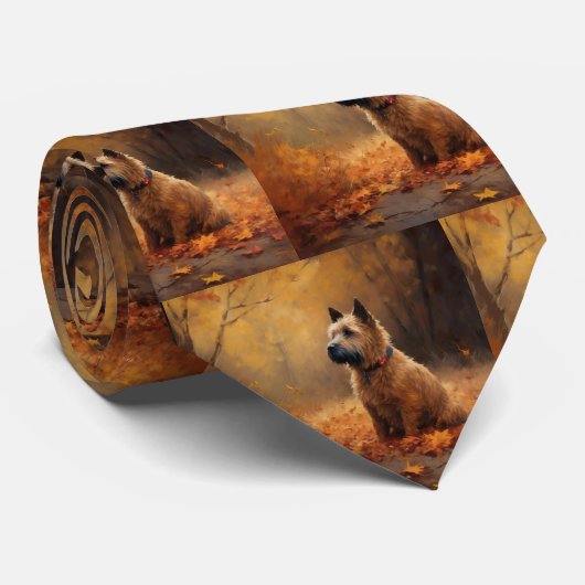 Cravate Chesapeake Bay Terrier en congé d'automne (Roulé)