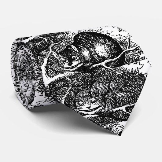 Cravate Cheshire Cat , Alice's Adventures in Wonderland (Roulé)