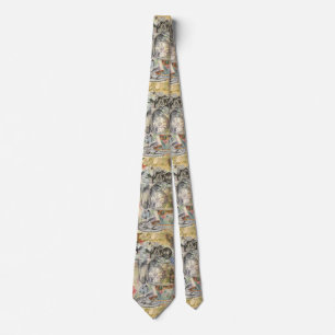 Cravate Cheshire Chat Alice Wonderland Classic