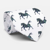 Cravate Cheval bleu peint (Roulé)