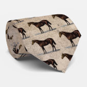 Cravate Cheval Brown (Roulé)
