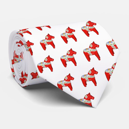 Cravate Cheval dalécarlien (Roulé)