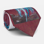 Cravate Cheval de beaucoup de couleurs (Roulé)