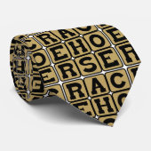 Cravate Cheval de course, Athlète équestre (Roulé)