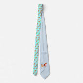 Cravate Cheval de marche coloré de carrousel (Dos)