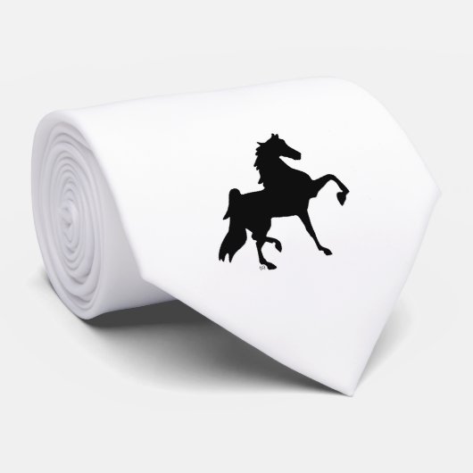 Cravate Cheval de Saddlebred d'Américain (Roulé)