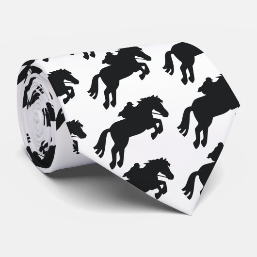 Cravate Cheval de trait sautant (Roulé)