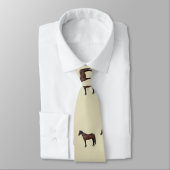 Cravate Cheval Morgan de Profil (Attaché)