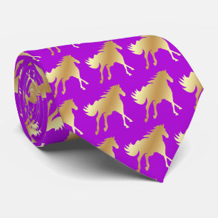 Cravate Cheval Mustang Équipe Mascotte Football Necktie