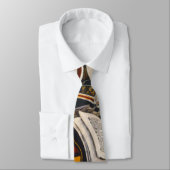 Cravate Cheval Pipe Fleur rouge par Joan Miro (Attaché)