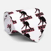 Cravate Chevalier avec l'épée et le bouclier (Roulé)