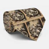 Cravate Chevalier contre le dragon (Roulé)