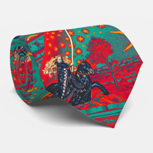 CRAVATE CHEVALIER FEMME DES ÉTOILES HORSEBACK FLAMMARION R