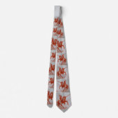 Cravate CHEVALIER FLORENTINE SUR HORSEBACK Gris Sepia Dess (Dos)