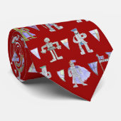 Cravate Chevaliers et boucliers (Roulé)