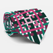 Cravate Chevauchement des Carrés (Roulé)