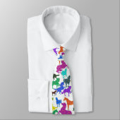 Cravate Chevaux arc-en-ciel (Attaché)