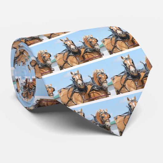 Cravate Chevaux belges (Roulé)