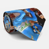 Cravate Chevaux de carrousel (Roulé)