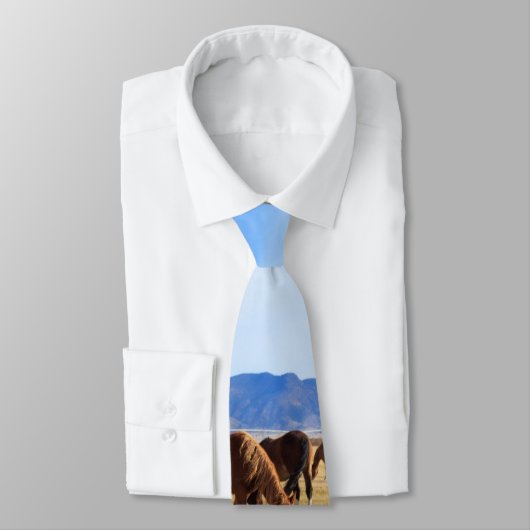Cravate Chevaux de l'Ouest (Attaché)