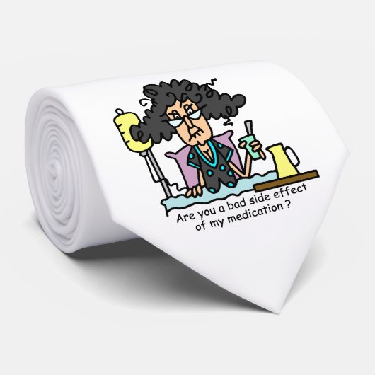 Cravate Cheveux foncés d'effet secondaire de médicament (Roulé)