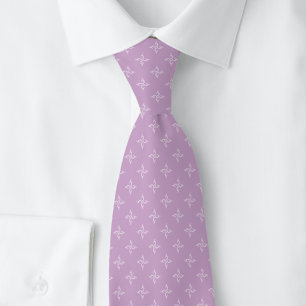 Cravate Chèvrefeuille Lilas Poussiéreux