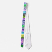 Cravate Chevron Tendance Chic Peint (Dos)