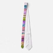 Cravate Chevron tendance peint (Dos)