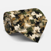 Cravate Chic Birthday Gifts For Dad Camo Print  (Roulé)